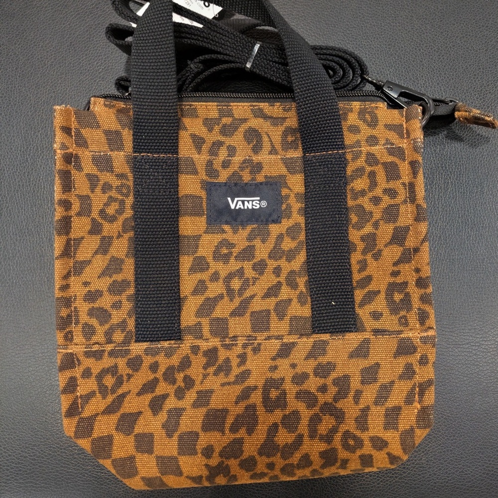 Vans Brown Leopard Print Tote